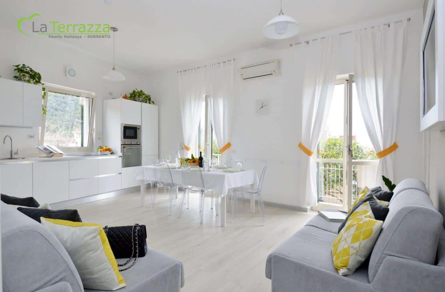 La Terrazza Family Holidays, Sorrento Coaost Villa Sant'Angelo  Екстериор снимка